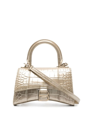 Balenciaga XS Hourglass top-handle bag - Gold