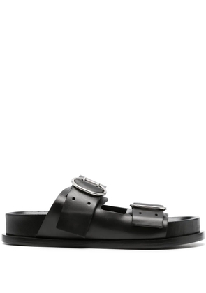 Jil Sander buckle-fastening flat sandals - Black
