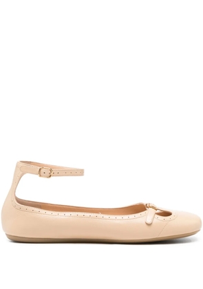 Chloé leather ballet flats - Neutrals