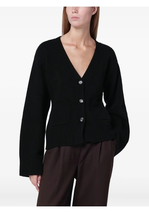 Almada Label Pocket buttoned top - Black