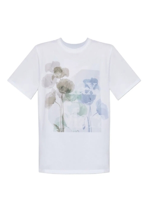 Max Mara floral-print T-shirt - White