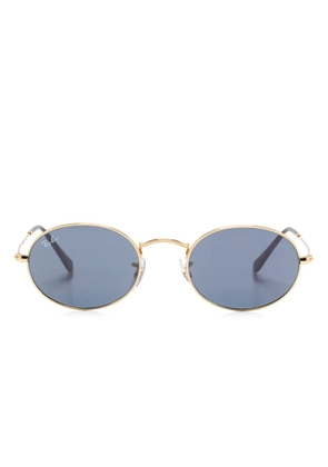 Ray-Ban oval-frame sunglasses - Gold
