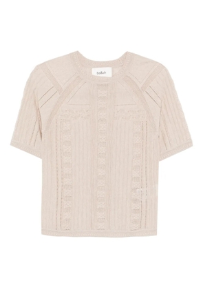 Ba&Sh Philo eyelet-knit top - Neutrals