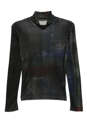 Y's printed T-shirt - Black