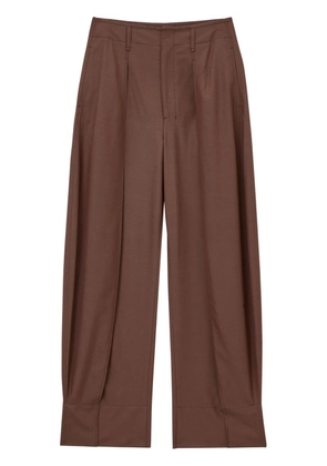 LEMAIRE curved tailored trousers - Brown