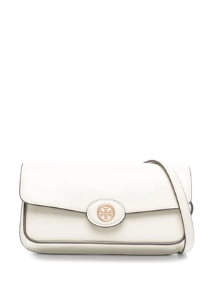 Tory Burch Robinson Spazzolato cross body bag - White