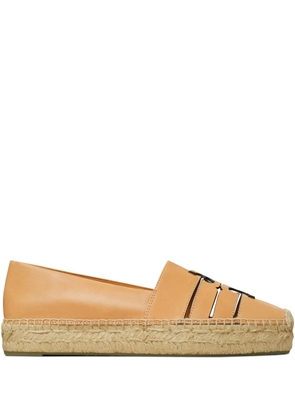 Tory Burch leather espadrilles - Neutrals