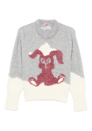 Kenzo cartoon-intarsia sweater - Grey