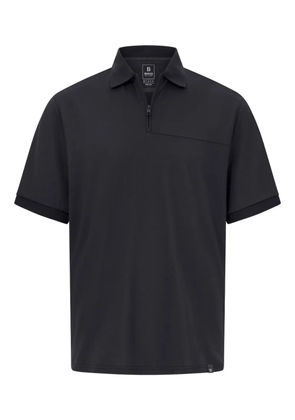 Boggi Milano zip-up polo shirt - Black
