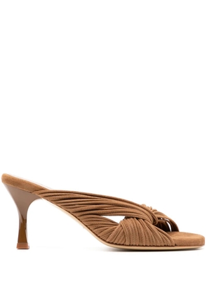 Christopher Esber 70mm Fender sandals - Neutrals