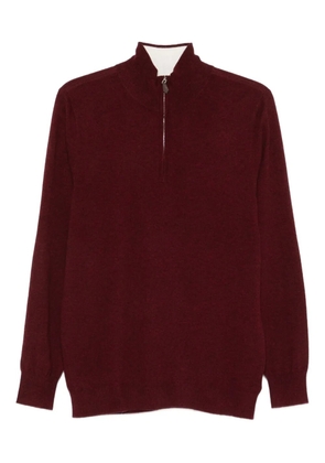 arch4 Mr Fenchurch half-zip cashmere sweater - Red