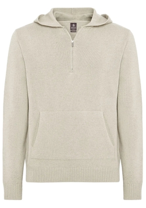 Boggi Milano hazelnut hooded jumper - Neutrals