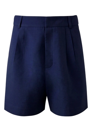 MISCI linen-cotton tailored shorts - Blue
