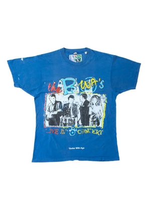 Better with Age Cosmic graphic-print T-shirt - Blue