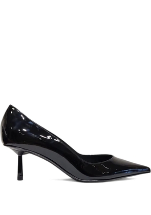 Le Silla 60mm pointed-toe patent leather pumps - Black