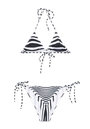 Jean Paul Gaultier Mariniere Body Morphing bikini - White