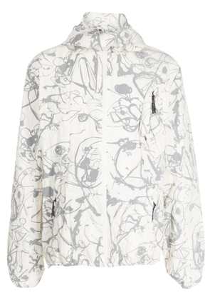 MCQ graphic-print jacket - White