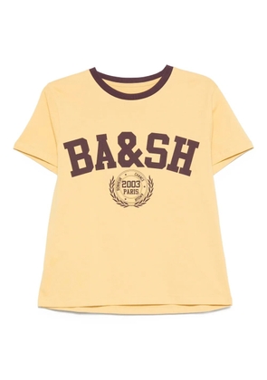 Ba&Sh Ioni logo-print cotton T-shirt - Yellow