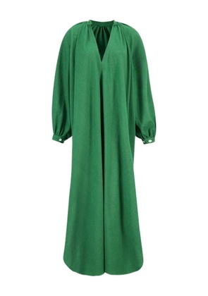 Marrakshi Life V-neck dress - KELLYGREEN