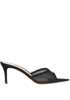 Gianvito Rossi 70mm Dorotea pointed-toe heeled mules - Black