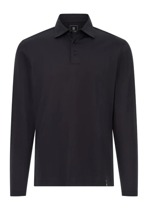 Boggi Milano long-sleeve polo shirt - Black