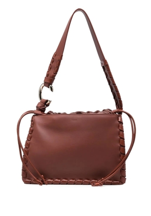 Chloé Tess leather shoulder bag - Brown