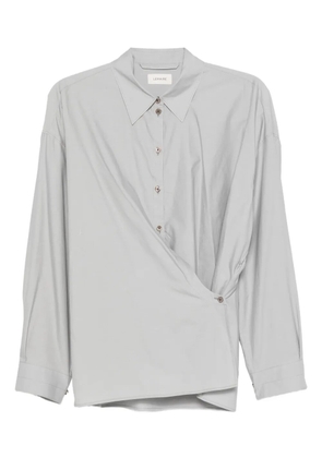 LEMAIRE classic-collar twisted shirt - Grey