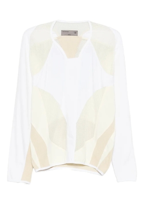 Fox Racing Labs panelled rib top - White