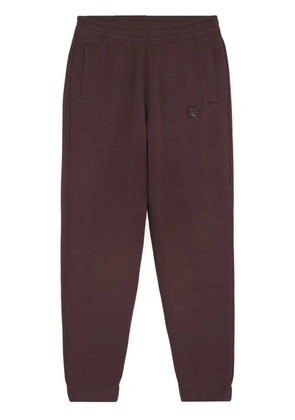 Maison Kitsuné logo-print track pants - Purple
