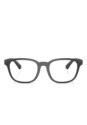 Burberry Eyewear check-pattern square frames - Black