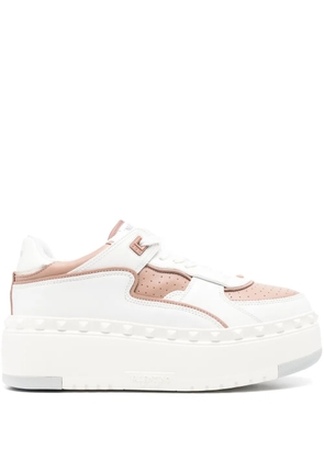 Valentino Garavani Freedots XL leather sneakers - Neutrals