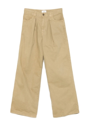 Haikure Candy Twill trousers - Brown
