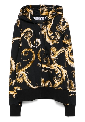Versace Jeans Couture Barocco-print hoodie - Black