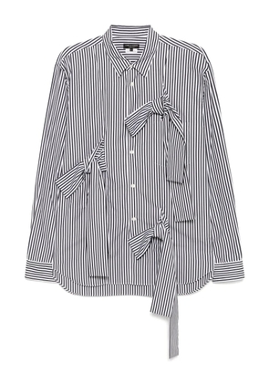 Comme des Garçons Homme Plus bow shirt - Black