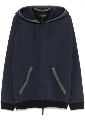 Emporio Armani zip-up hoodie - Blue