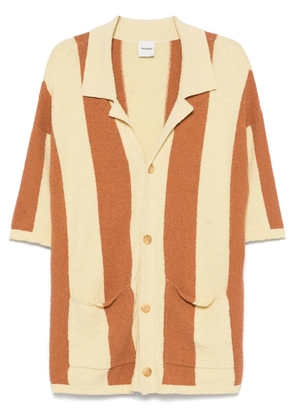 Nanushka striped shirt - Yellow