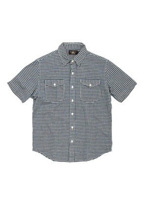 Ralph Lauren RRL gingham-check short-sleeve shirt - Blue