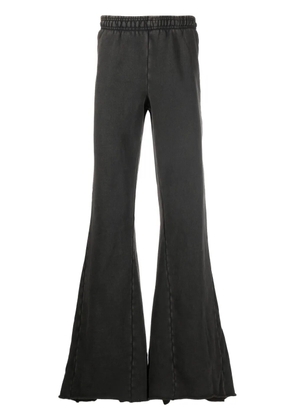 ENTIRE STUDIOS flared cotton track pants - Black
