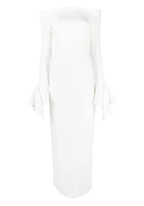 Solace London The Amalie off-shoulder dress - White