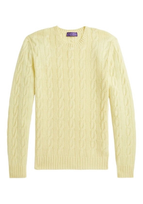 Ralph Lauren Purple Label cable-knit jumper - Yellow