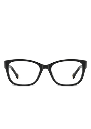 Carolina Herrera square-frame logo-detail glasses - Black