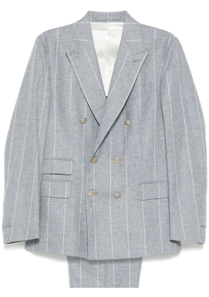 Eleventy striped two-piece suit - Grey