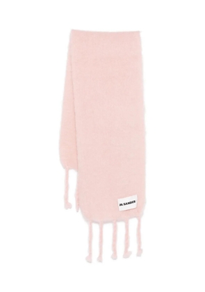 Jil Sander fringed scarf - Pink