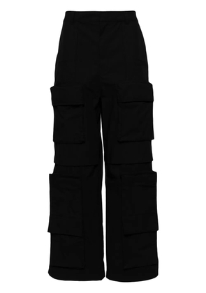 Juun.J wide-leg cargo trousers - Black