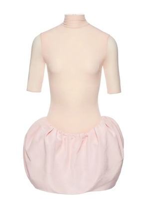Magda Butrym puff-detail mini dress - Pink