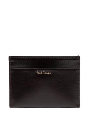 Paul Smith Monogrammed credit card holder - Brown