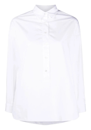 Finamore 1925 Napoli Mara cotton long-sleeve shirt - White