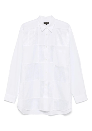 Comme des Garçons Homme Plus check-pattern shirt - 2 WHITE X WHITE