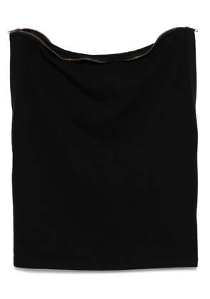 P.L.N. zip-embellished tank top - Black