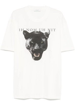 Ih Nom Uh Nit panther-print T-shirt - Neutrals